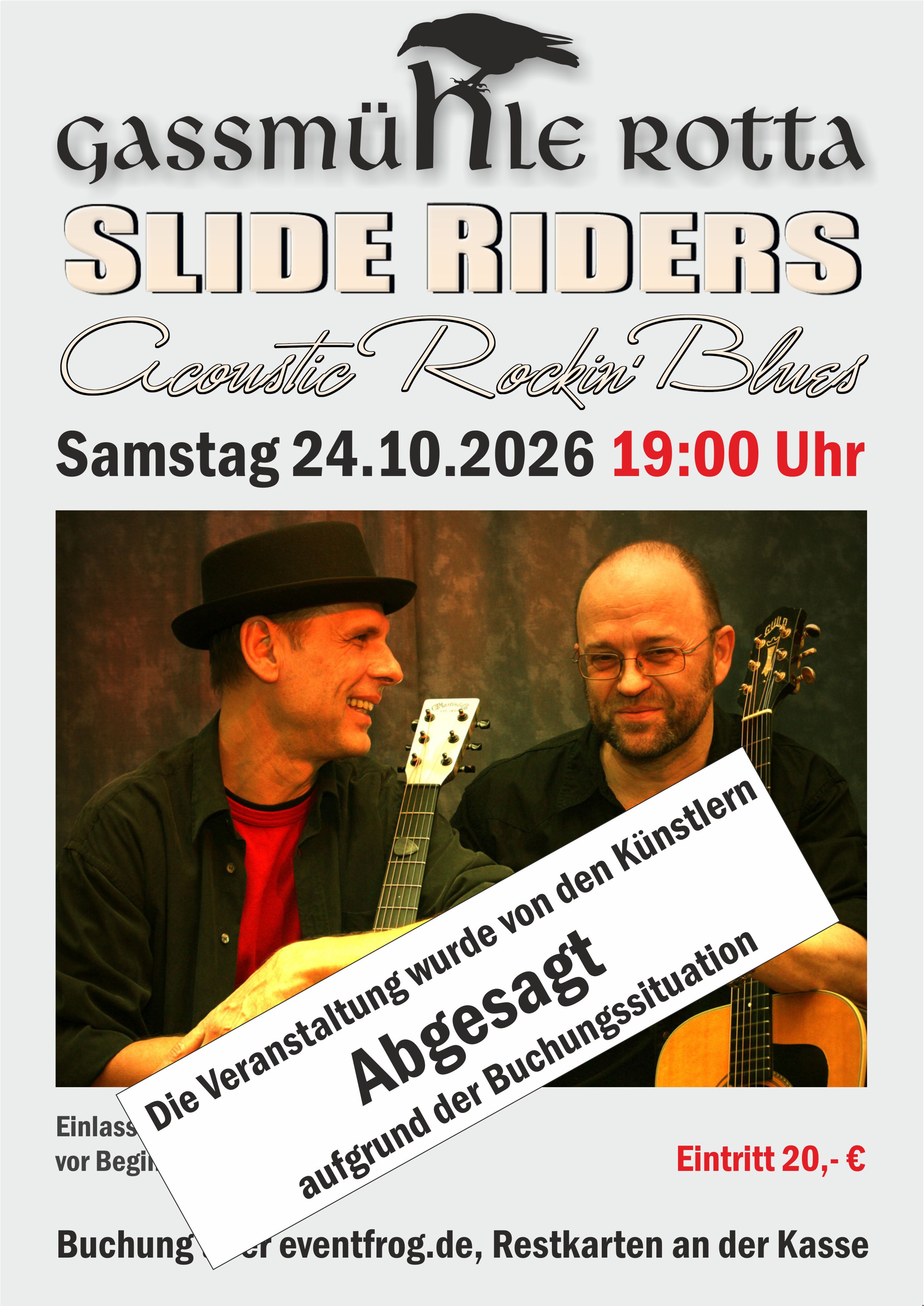 SlideridersAbsage